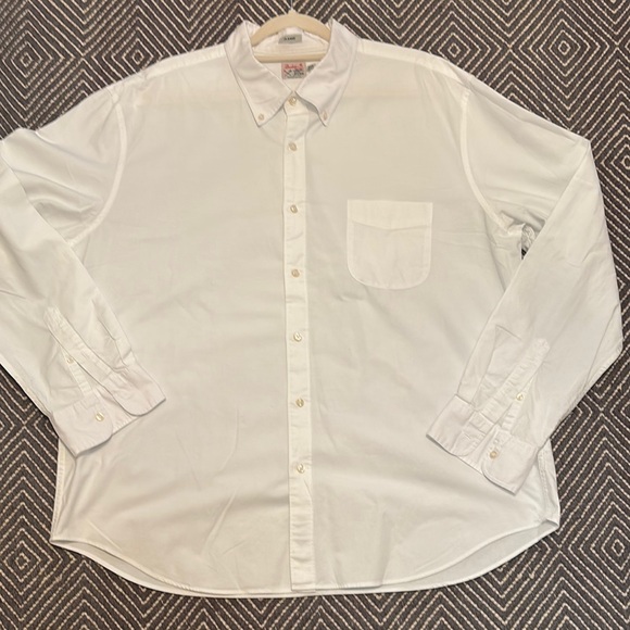 Men’s J. Crew White Casual Button Down Shirt with Long Sleeves - Picture 1 of 5